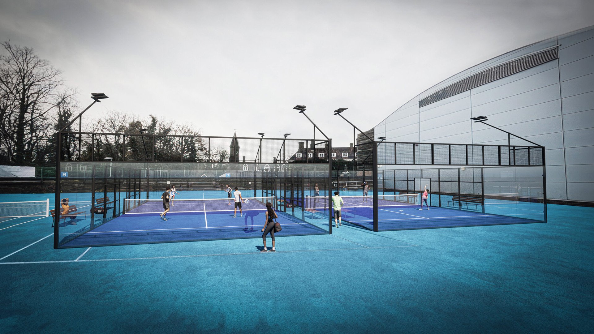 Padel Courts, Leisure Complex St Albans